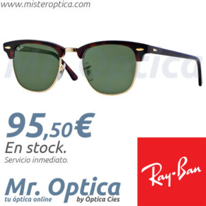 Gafas de sol Ray Ban RB3016 Clubmaster W0366 en Míster Óptica Online